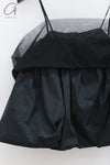 RENAISSANCE Gauze Camisole Top RNS-GIGI-HEI Black PR102
